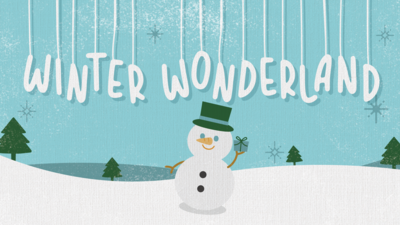 Riverland Hills Kids Winter Wonderland Logo